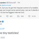 Screenshot of tweets